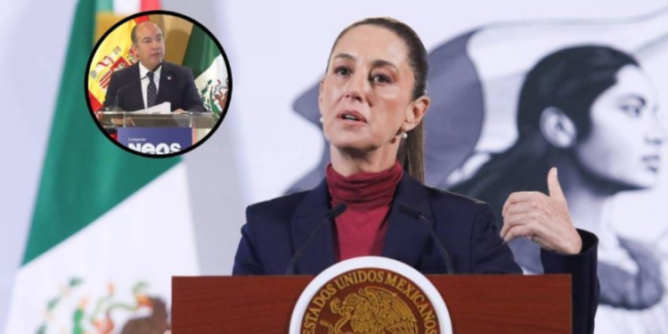 Sheinbaum exige a Calderón pida perdón a México por las atrocidades de la guerra contra el narco