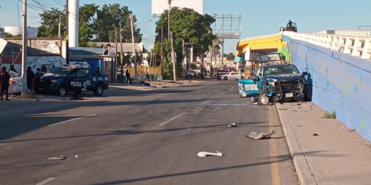 Agentes de la Policía Estatal Preventiva son atacados a balazos en Culiacán