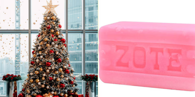 Cómo hacer un árbol de Navidad con jabón Zote | TRUCO VIRAL