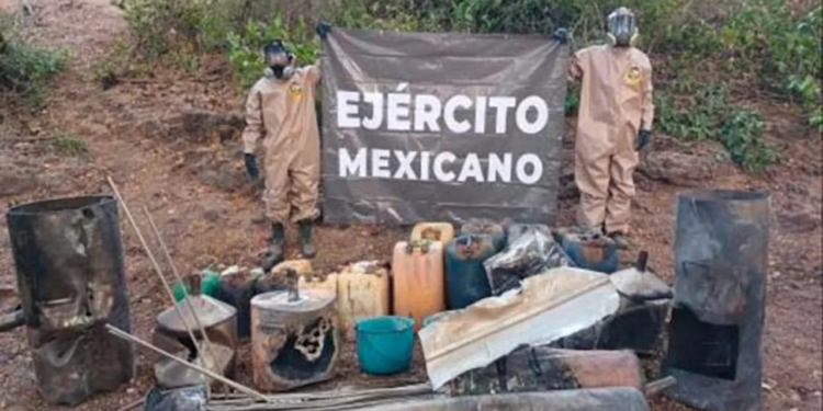 Ejército asegura 3 narcolaboratorios en Sinaloa