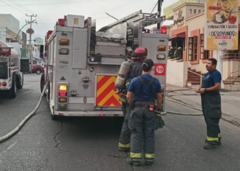 Se registró incendio en el restaurante el Palomar de Los Pobres en Culiacán
