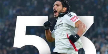 ¡Un histórico! Raúl Jiménez vuelve a anotar con el Fulham y empata marca del Chicharito
