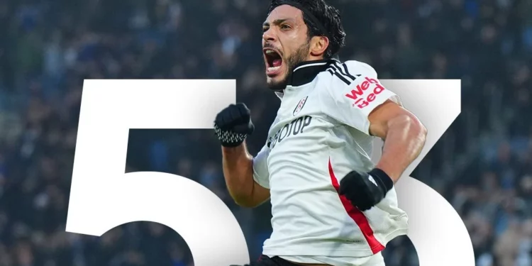 ¡Un histórico! Raúl Jiménez vuelve a anotar con el Fulham y empata marca del Chicharito