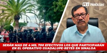 Serán más de 4 mil 700 efectivos los que participarán en el operativo Guadalupe-Reyes en Sinaloa