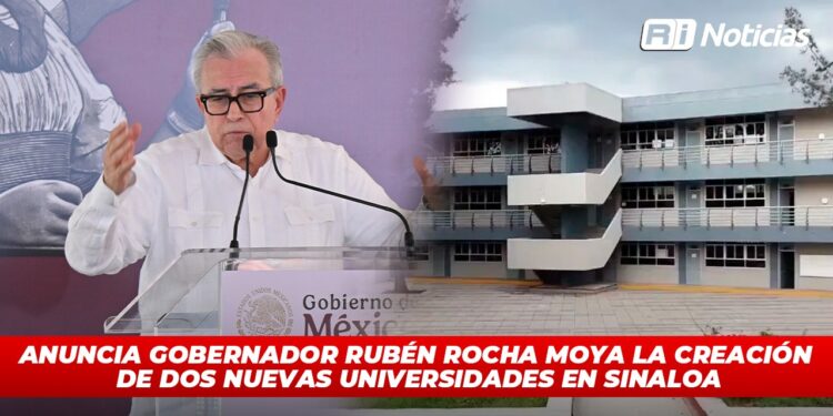 Anuncia Gobernador la creación de dos nuevas universidades en Sinaloa