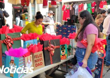 Comerciantes del centro de Culiacán reafirman que hay seguridad durante las ventas Navideñas