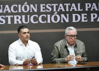 Encabezan Rocha Moya y García Harfuch mesa de trabajo de Seguridad en Sinaloa