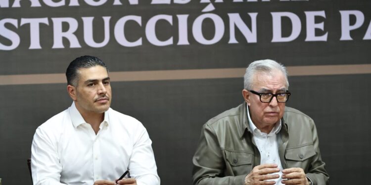 Encabezan Rocha Moya y García Harfuch mesa de trabajo de Seguridad en Sinaloa