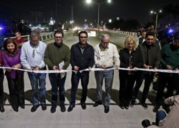 Rocha Moya inaugura el paso deprimido en Carretera Internacional México 15 y Blvd. Jardín de las Orquídeas