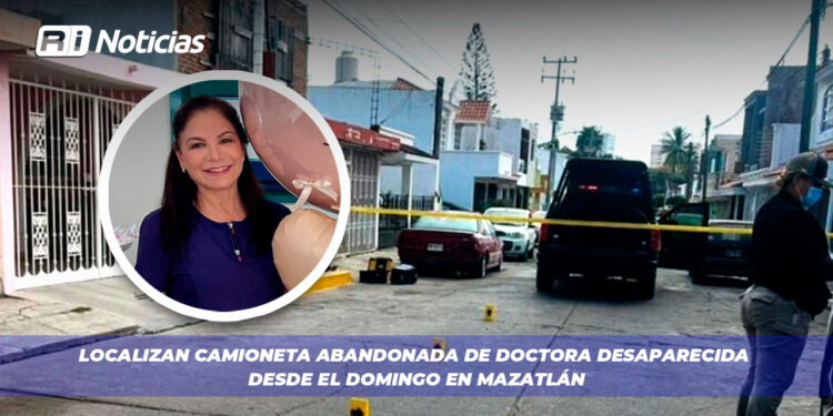 Localizan camioneta abandonada de doctora desaparecida desde el domingo en Mazatlán