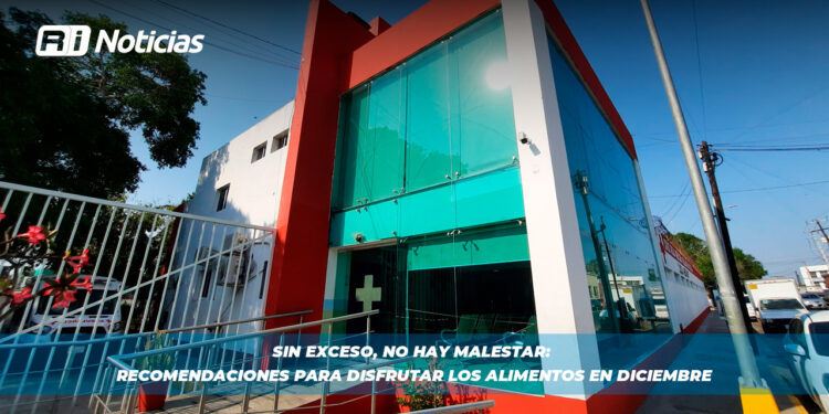 Sin exceso, no hay malestar: Recomendaciones para disfrutar los alimentos en diciembre