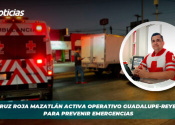 Cruz Roja Mazatlán activa operativo Guadalupe-Reyes para prevenir emergencias