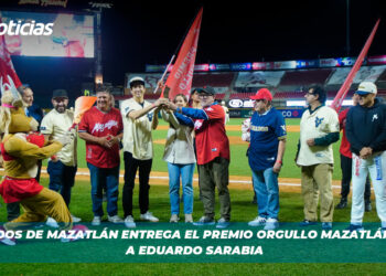 Venados de Mazatlán entrega el Premio Orgullo Mazatlán 2024 a Eduardo Sarabia