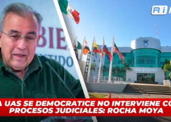 Que la UAS se democratice no interviene con los procesos judiciales: Rocha Moya
