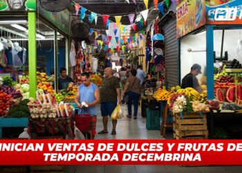 Inician ventas de dulces y frutas de temporada decembrina