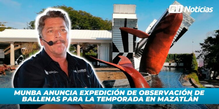 Munba anuncia expedición de observación de ballenas para la temporada en Mazatlán