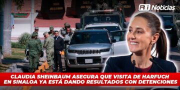 Claudia Sheinbaum asegura que visita de Harfuch en Sinaloa ya está dando resultados con detenciones