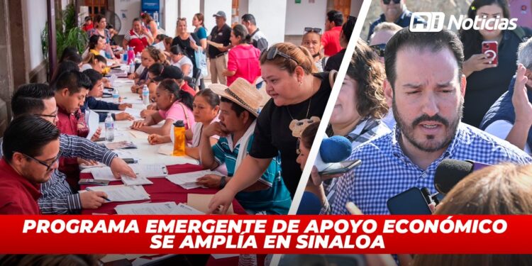 Programa Emergente de Apoyo Económico se amplía en Sinaloa
