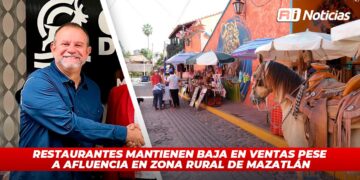 Restaurantes mantienen baja en ventas pese a afluencia en zona rural de Mazatlán