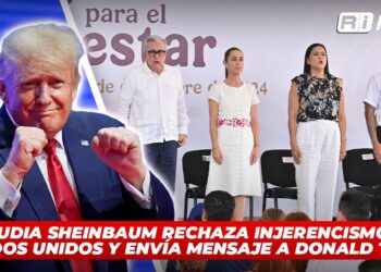 Claudia Sheinbaum rechaza injerencismo de Estados Unidos y envía mensaje a Donald Trump
