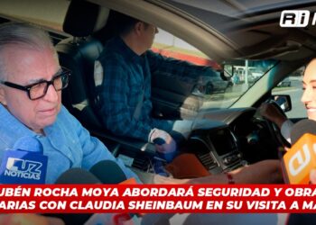 Rubén Rocha Moya abordará seguridad y obras prioritarias con Claudia Sheinbaum en su visita a Mazatlán