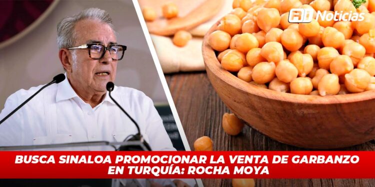 Busca Sinaloa promocionar la venta de garbanzo en Turquía: Rocha Moya
