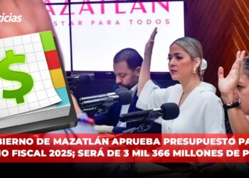 Gobierno de Mazatlán aprueba Presupuesto para el Año Fiscal 2025; será de 3 mil 366 millones de pesos