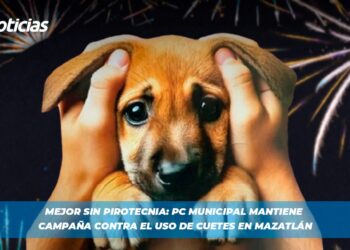 Mejor Sin Pirotecnia: PC Municipal mantiene campaña contra el uso de cuetes en Mazatlán