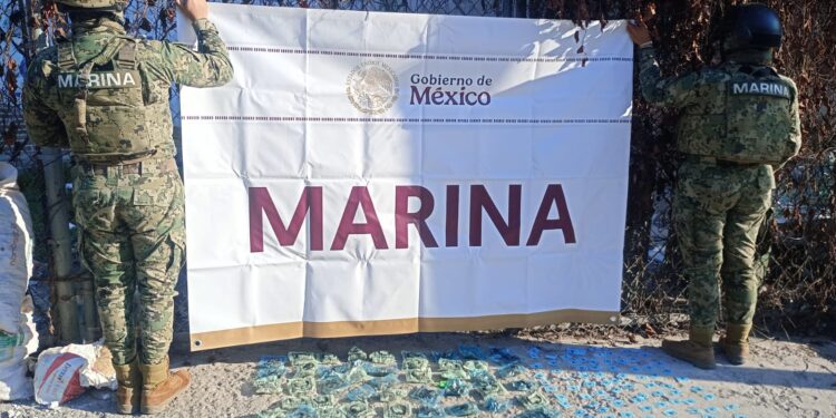 Armada de México asegura dosis de presunta droga en Mazatlán, Sinaloa