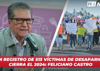 Con un registro de 513 víctimas de desapariciones cierra el 2024: Feliciano Castro