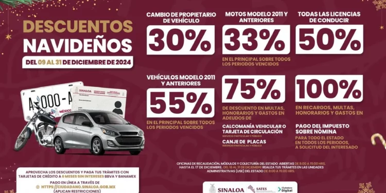 Mazatlán responde positivamente a la campaña de descuentos en trámites vehiculares.