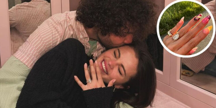 Selena Gómez se casa y recibe el mismo anillo que Hailey Bieber, este es el valor de la ostentosa joya