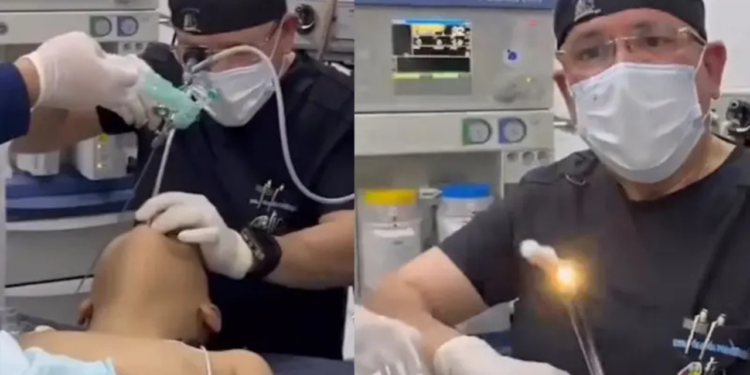 Paciente fue operado tras tragarse un muñeco de la Rosca de Reyes