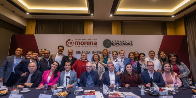 Diputados federales de Morena reiteran su respaldo al gobernador Rocha