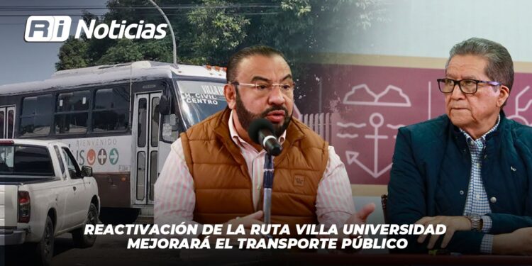 Reactivación de la Ruta Villa Universidad mejorará el transporte público