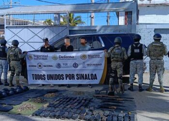 Detienen a tres civiles y aseguran armas en San Francisquito, Mazatlán