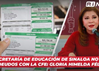 La Secretaría de Educación de Sinaloa no tiene adeudos con la CFE: Gloria Himelda Félix