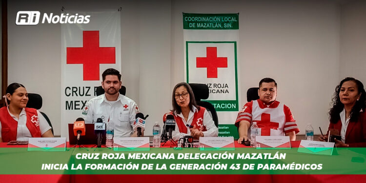 Cruz Roja Mexicana Delegación Mazatlán Inicia la Formación de la Generación 43 de Paramédicos