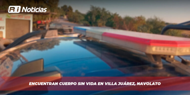 Encuentran cuerpo sin vida en Villa Juárez, Navolato