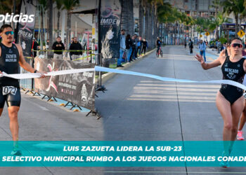 Luis Zazueta lidera la Sub-23 en el Selectivo Municipal rumbo a los Juegos Nacionales Conade 2025