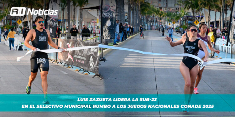 Luis Zazueta lidera la Sub-23 en el Selectivo Municipal rumbo a los Juegos Nacionales Conade 2025