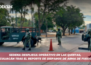 SEDENA despliega operativo en Las Quintas, Culiacán tras el reporte de disparos de arma de fuego