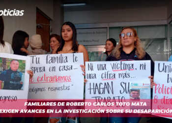 Familiares de Roberto Carlos Toto Mata exigen avances en la investigación sobre su desaparición