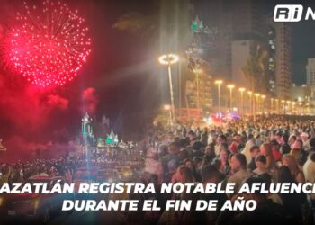 Mazatlán registra notable afluencia durante el fin de año