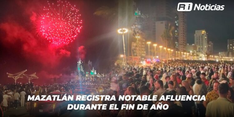 Mazatlán registra notable afluencia durante el fin de año