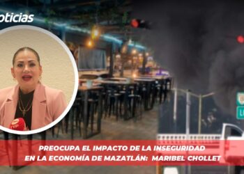 Preocupa el impacto de la inseguridad en la economía de Mazatlán: Maribel Chollet
