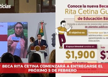 Beca Rita Cetina comenzará a entregarse el próximo 5 de febrero