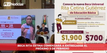 Beca Rita Cetina comenzará a entregarse el próximo 5 de febrero