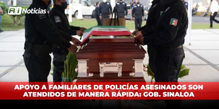 Apoyo a familiares de policías asesinados son atendidos de manera rápida: Gob. Sinaloa