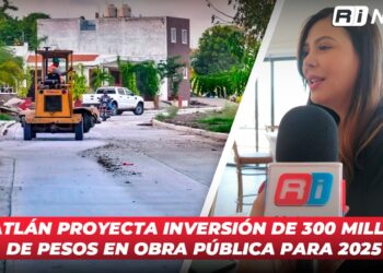 Mazatlán proyecta inversión de 300 millones de pesos en obra pública para 2025